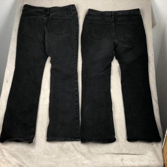No Boundaries Womens Jeans Size 13 Lot of Two Black Denim Bootcut Leg Mid Rise - Picture 14 of 14